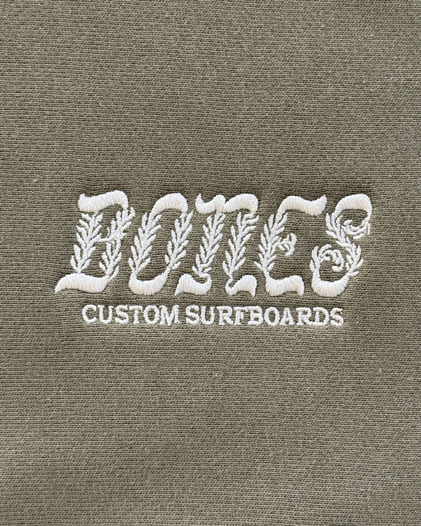 Brand and web for Bones Custom Surfboards, Venice Beach, CA and Providence, RI.